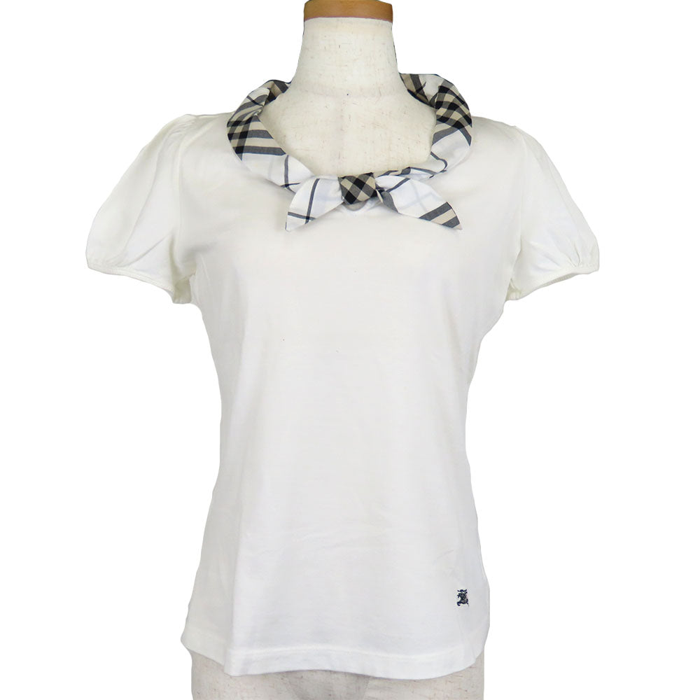 Burberry Blue Label Cotton T-Shirt White