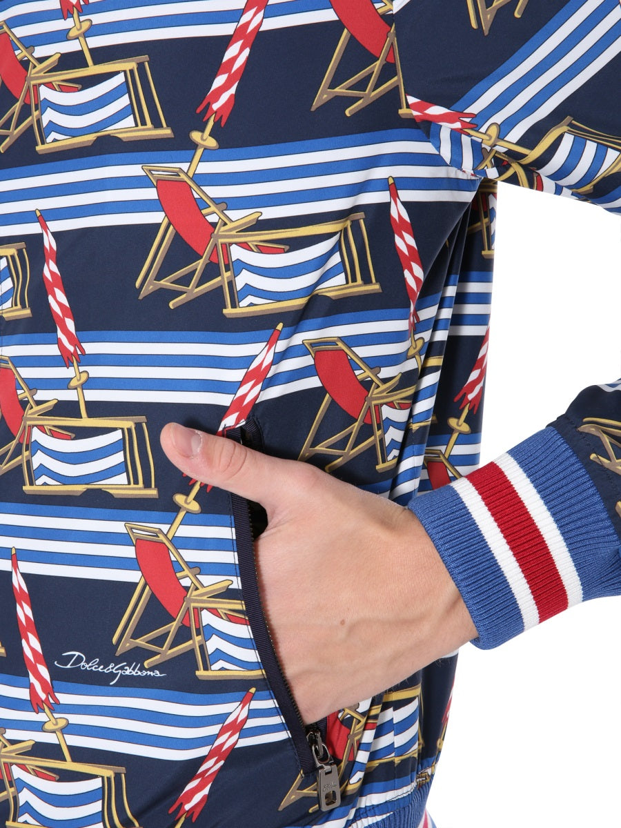 Dolce & Gabbana Men Nylon Bomber