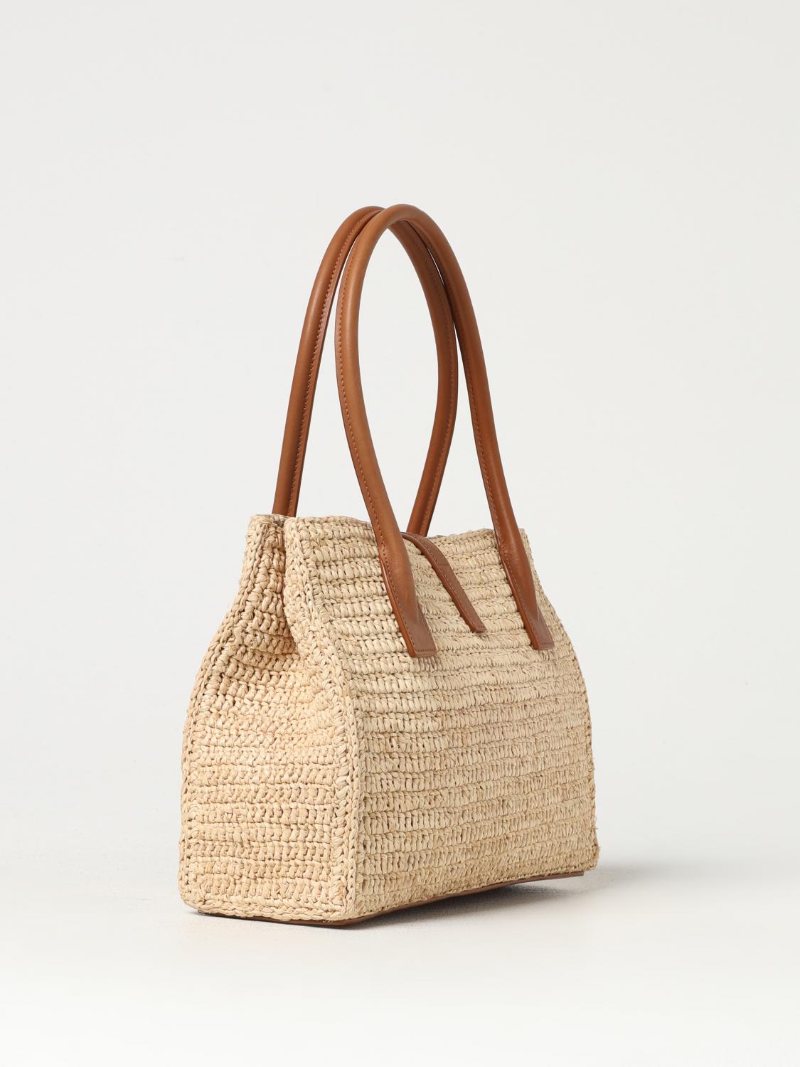 Saint Laurent Shoulder Bag Woman Natural