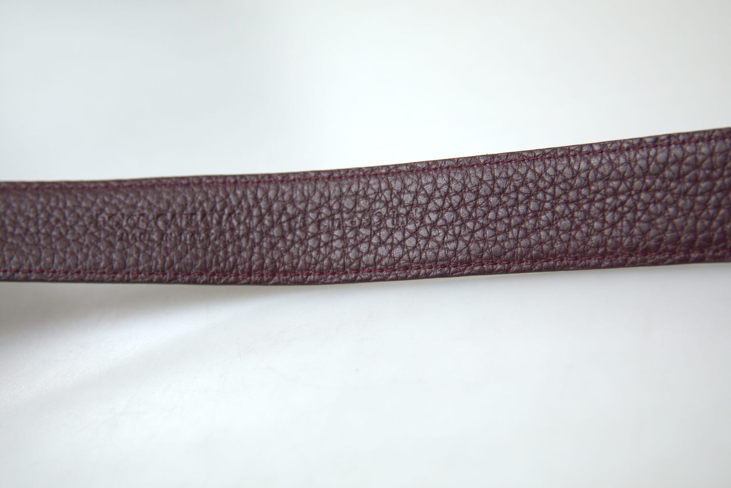 Dolce & Gabbana Brown Leather Metal Buckle Men Cintura Men's Belt