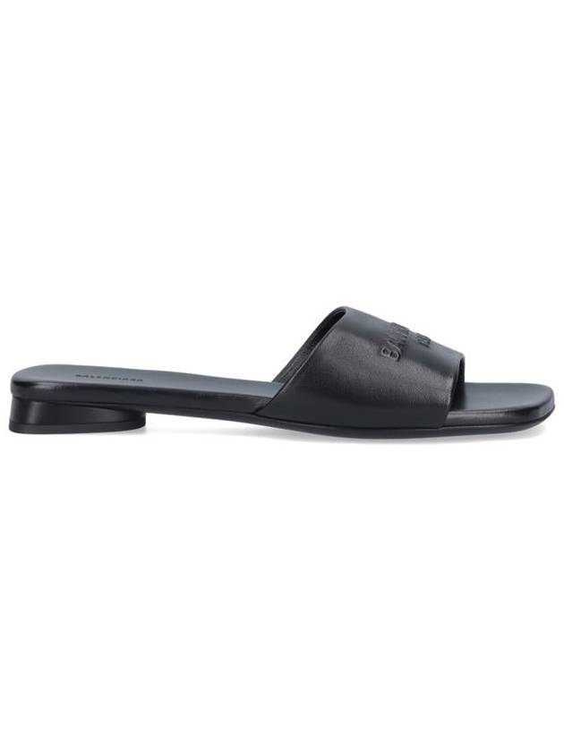 Balenciaga Duty Free Flat Sandal Black