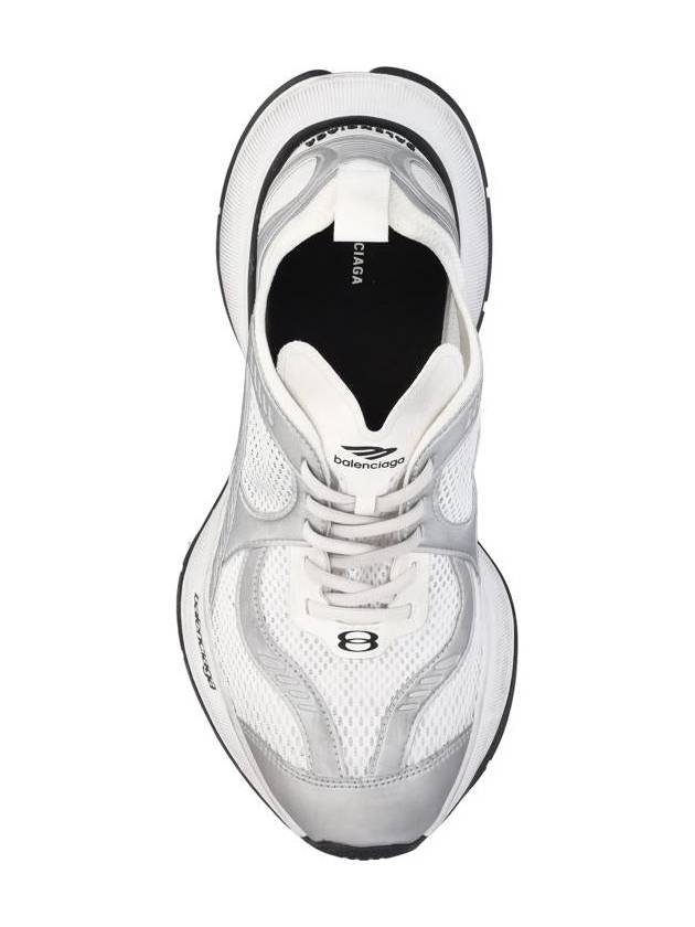 Balenciaga Circuit Low Top Sneakers White Silver