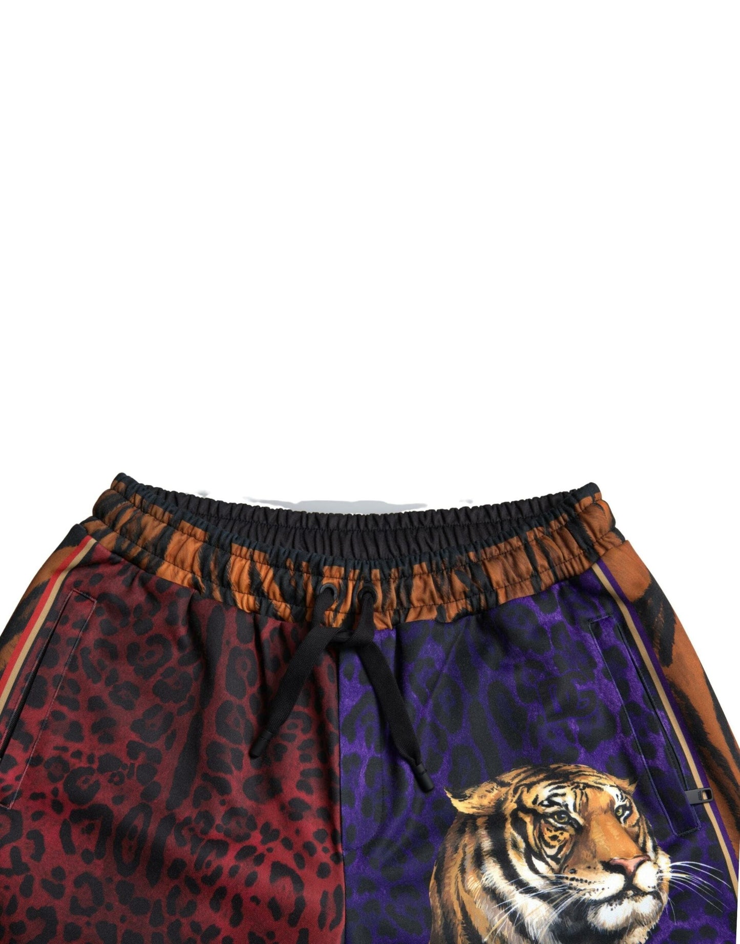 Dolce & Gabbana Multicolor Tiger Print Men Bermuda Men's Shorts