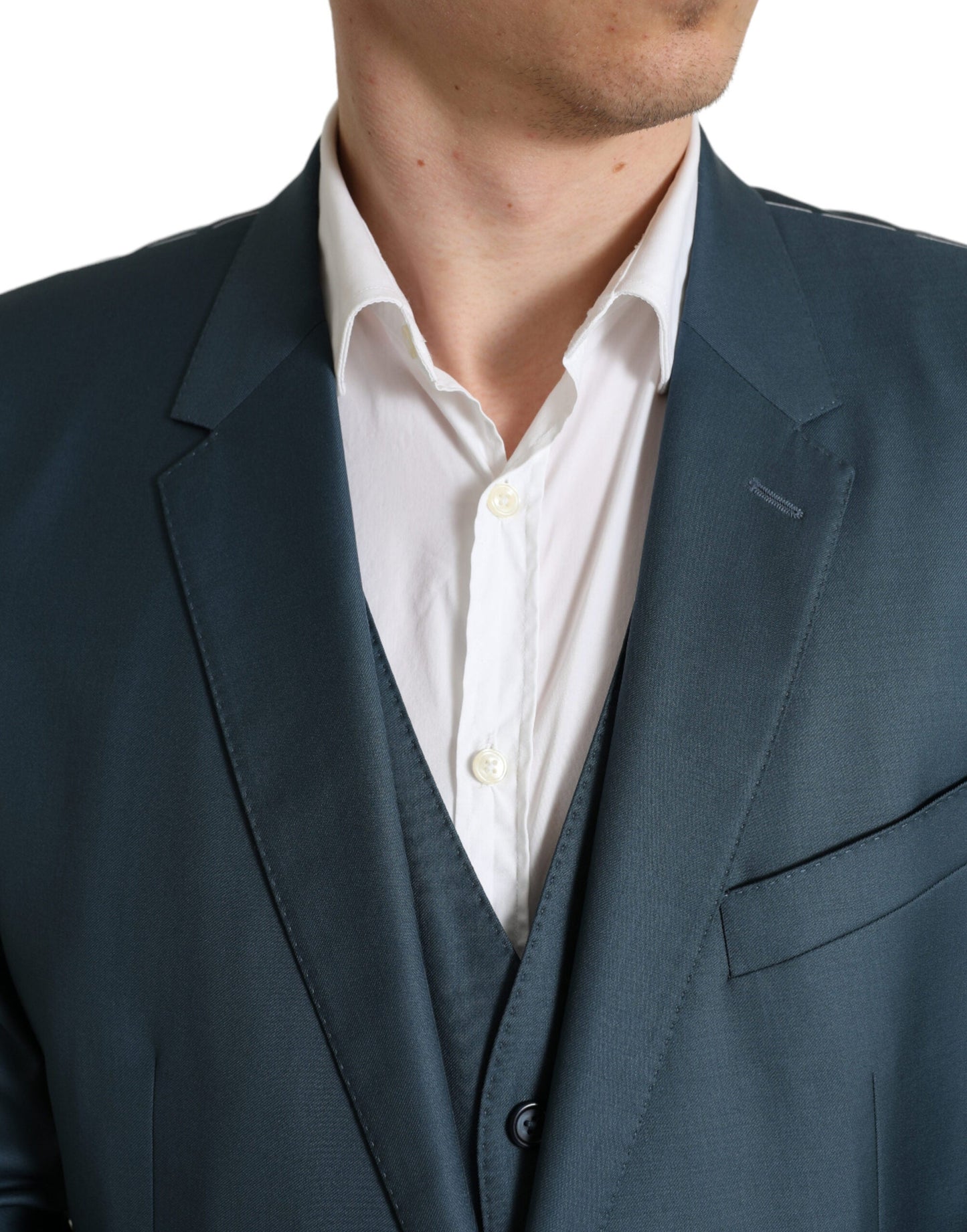 Dolce & Gabbana Green Single Breasted 2 Piece MARTINI Men's Suit