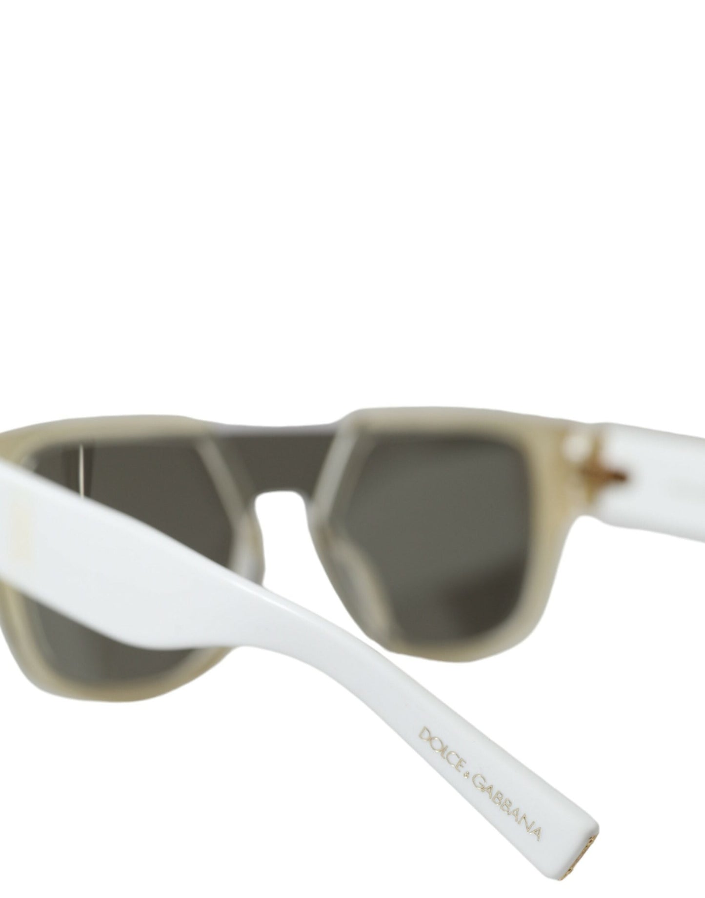 Dolce & Gabbana White Acetate Mirror Lenses DG4356 Women's Sunglasses