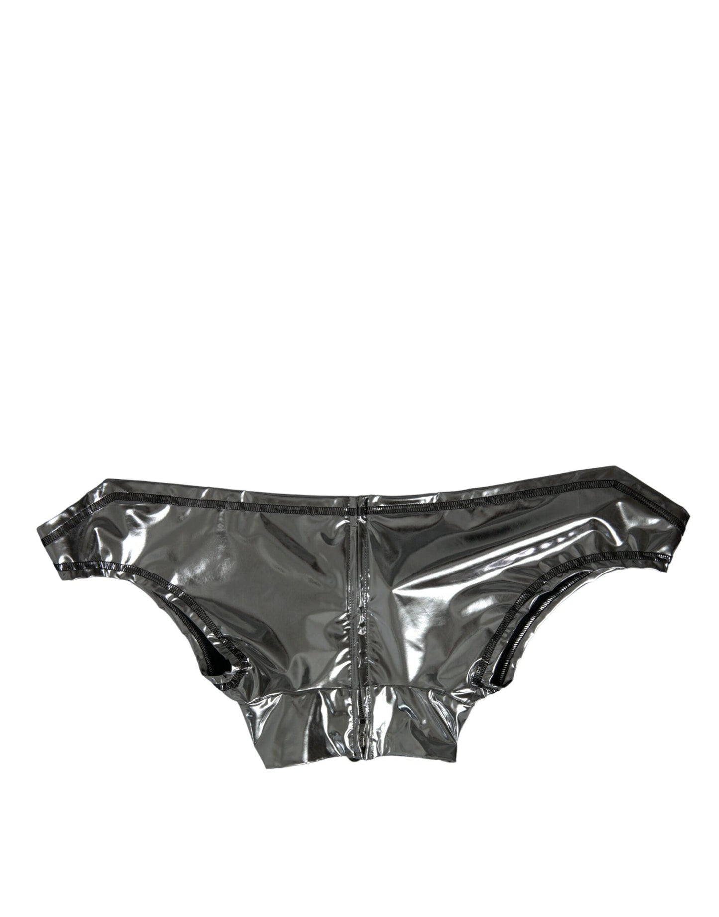 Dolce & Gabbana Silver Polyester Stretch Women's Top