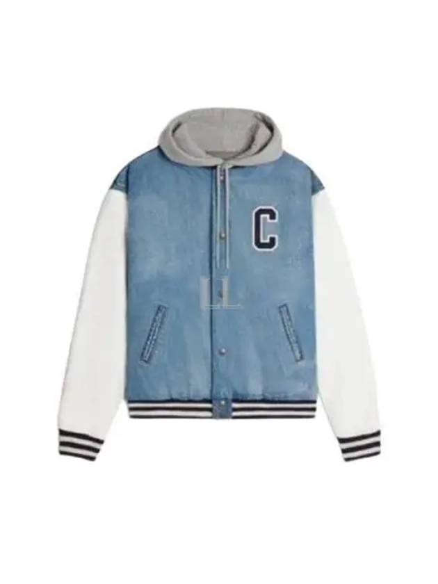 CELINE Teddy Loose Bomber Jacket Blue