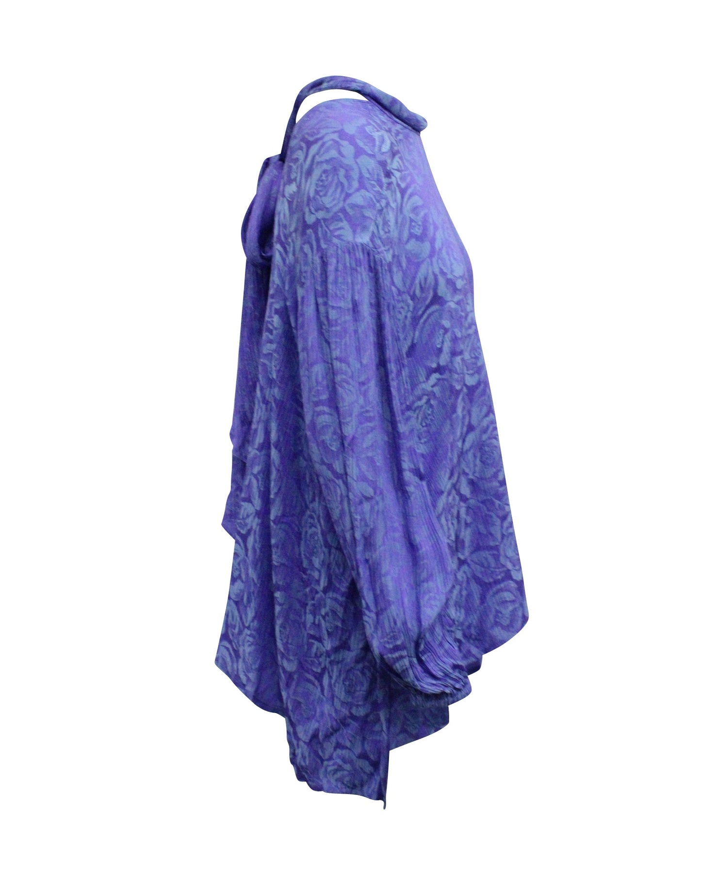 Chloe Lavalliere Blouse in Purple Viscose