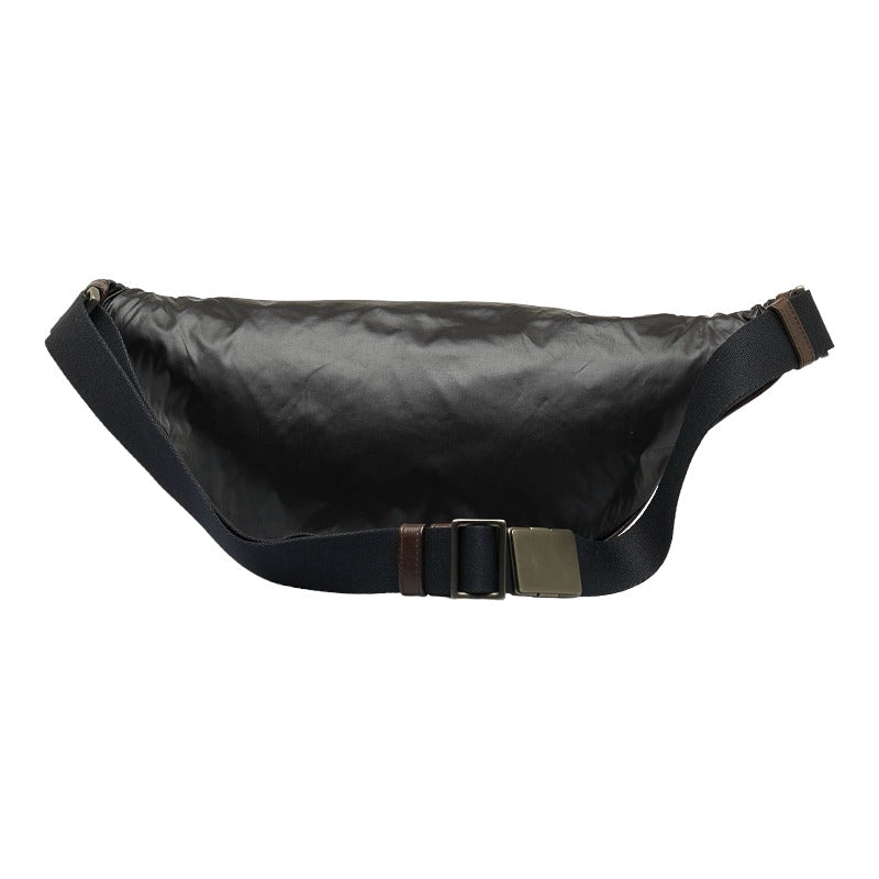 Bottega Veneta Belt Bag Body Bag 222310 Dark Brown Black Leather