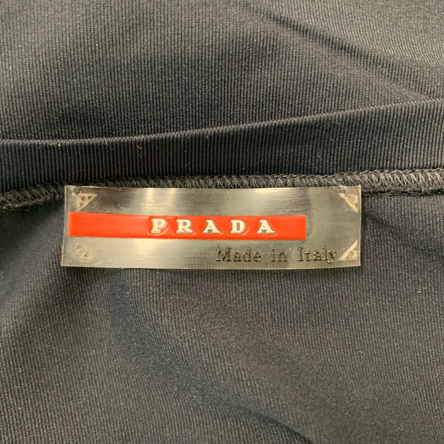 PRADA Size S Black Nylon & Elastane Solid Camisole Casual Top