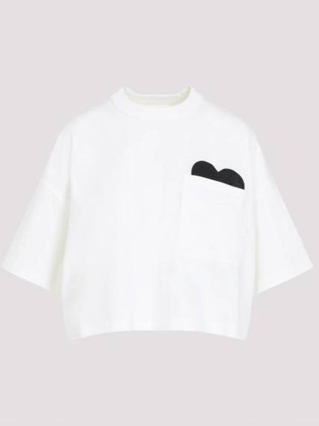 Bottega Veneta Pocket Detail Cotton Short Sleeve T-Shirt White