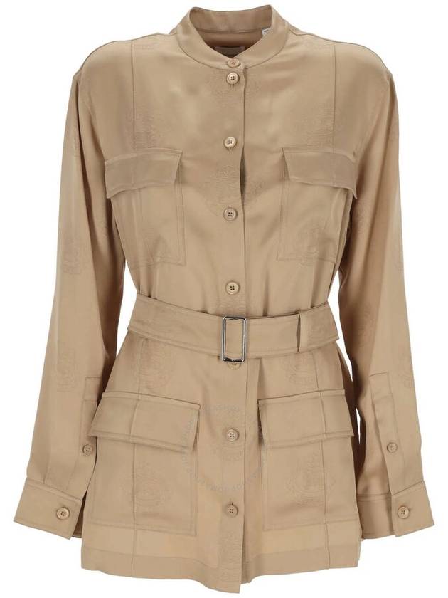 Burberry EKD Silk Over Long Sleeve Shirt Softphone