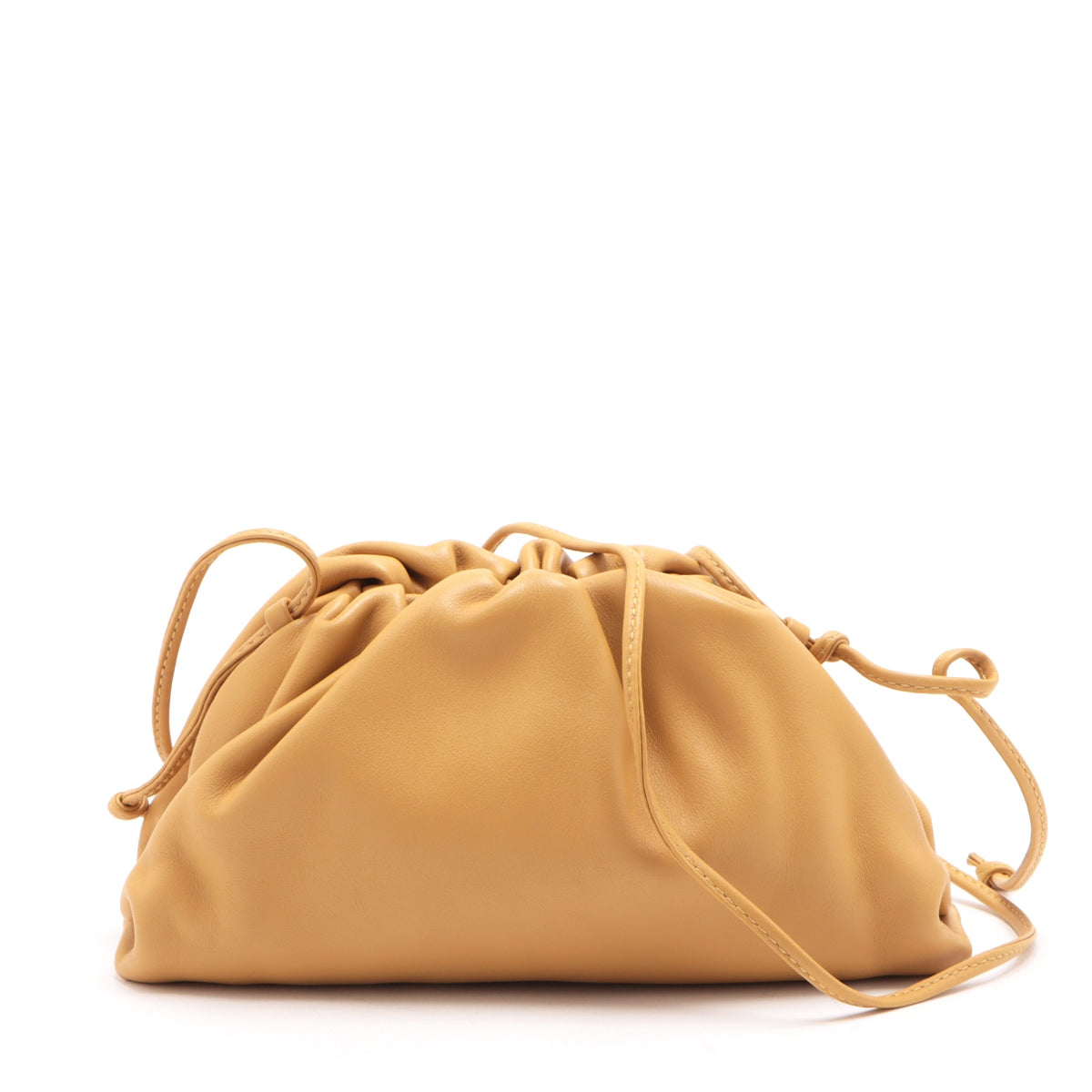 Bottega Veneta The Porchcoin Impulse Leather Shoulder Bag Brown