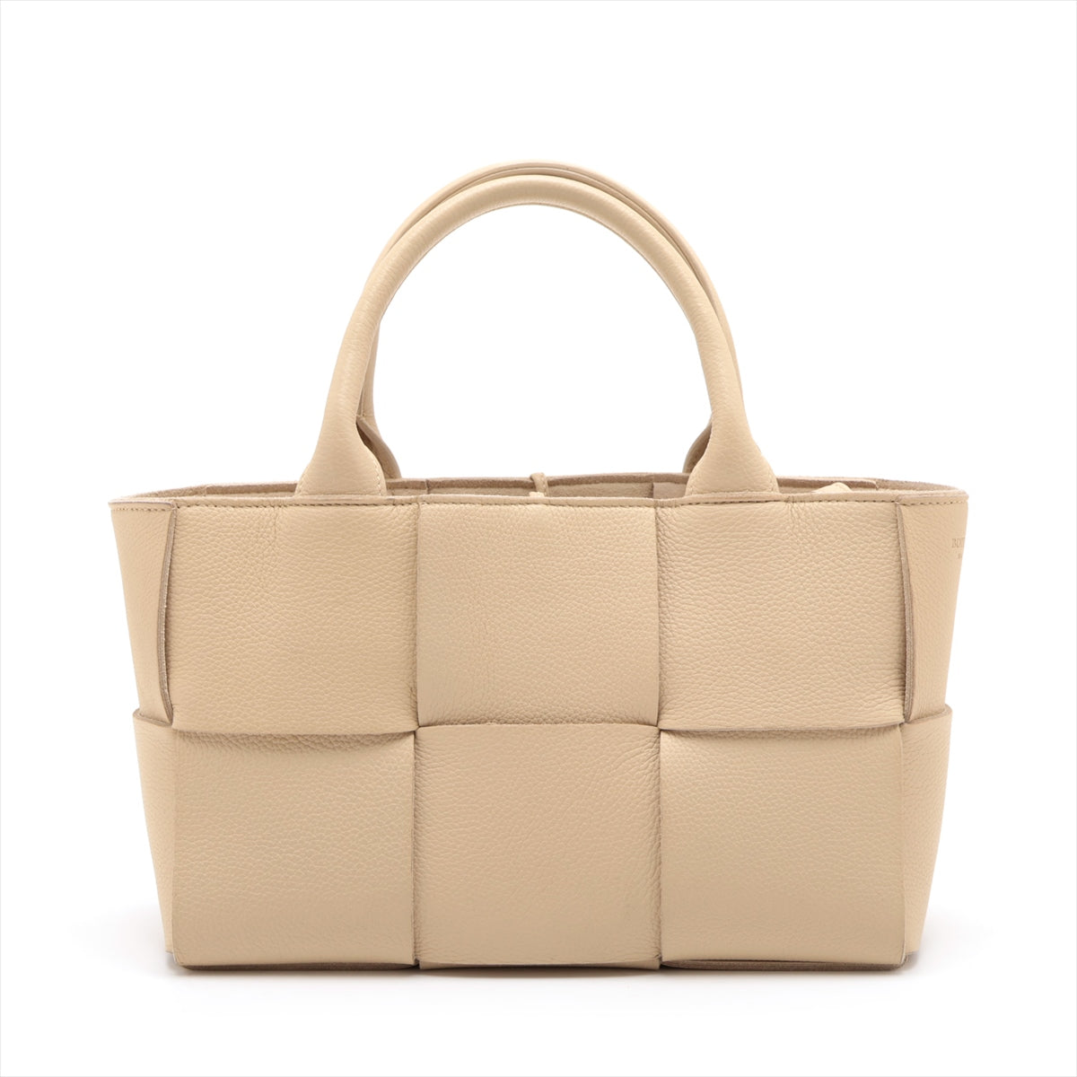 Bottega Veneta Maxine Introduction The Alcoholic Leather 2WAY Handbag Beige