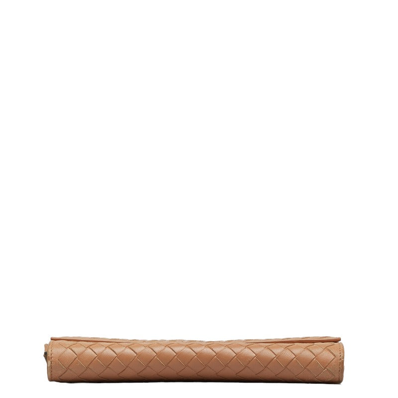 Bottega Veneta Intrecciato Long Wallet in Leather Pink Ladies