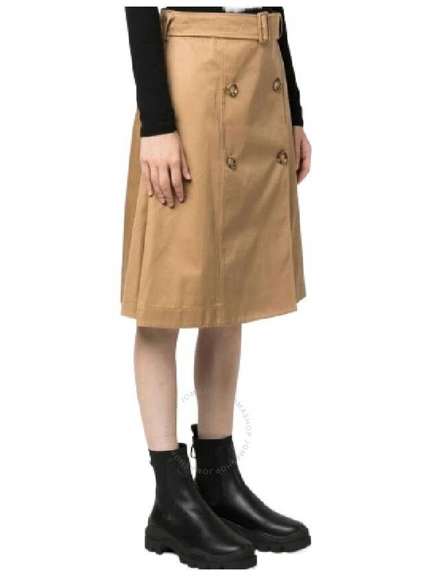 Burberry Short Skirt 8072535A1420 CAMEL NUDE NEUTRALS
