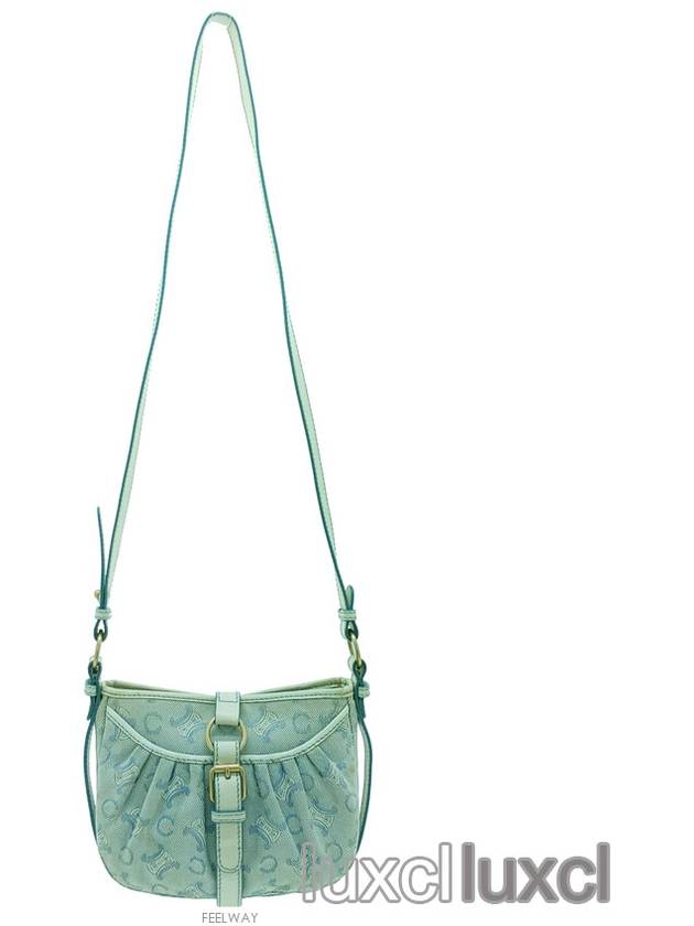 CELINE Blason vintage canvas mini cross bag