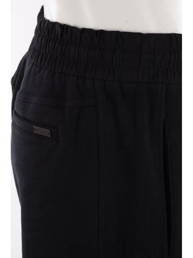 Saint Laurent Fleece Bermuda Shorts Black