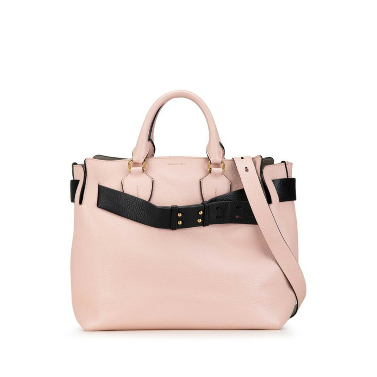 Burberry pink Leather Handbag Shoulder Bag ()
