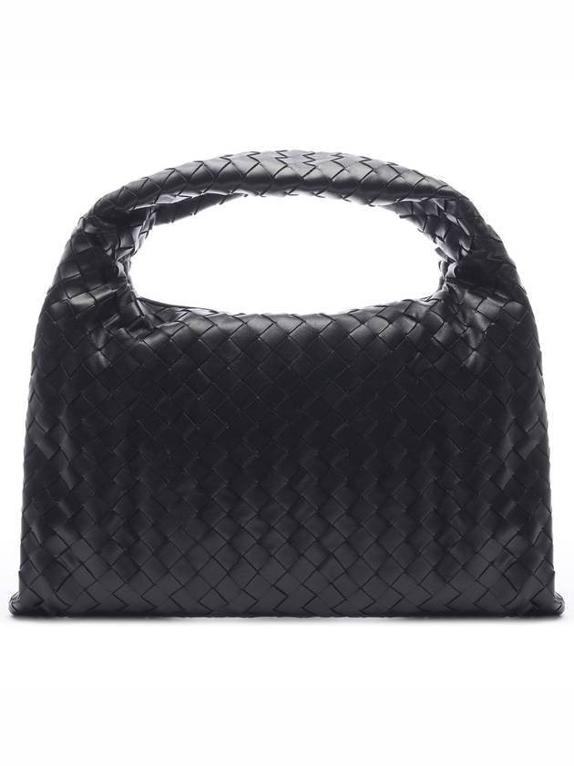 Bottega Veneta Intrecciato Hop Small Tote Bag Black