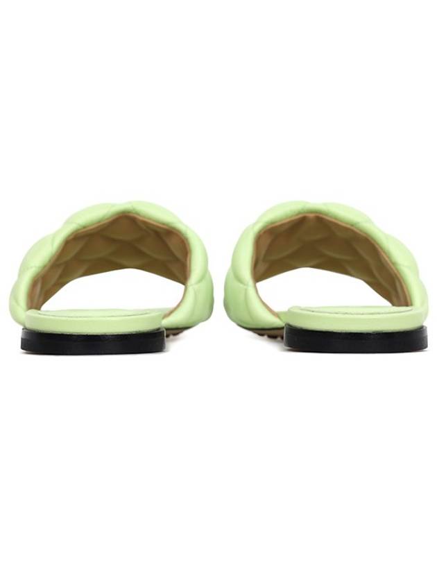 Bottega Veneta Padded Quilted Slippers Green