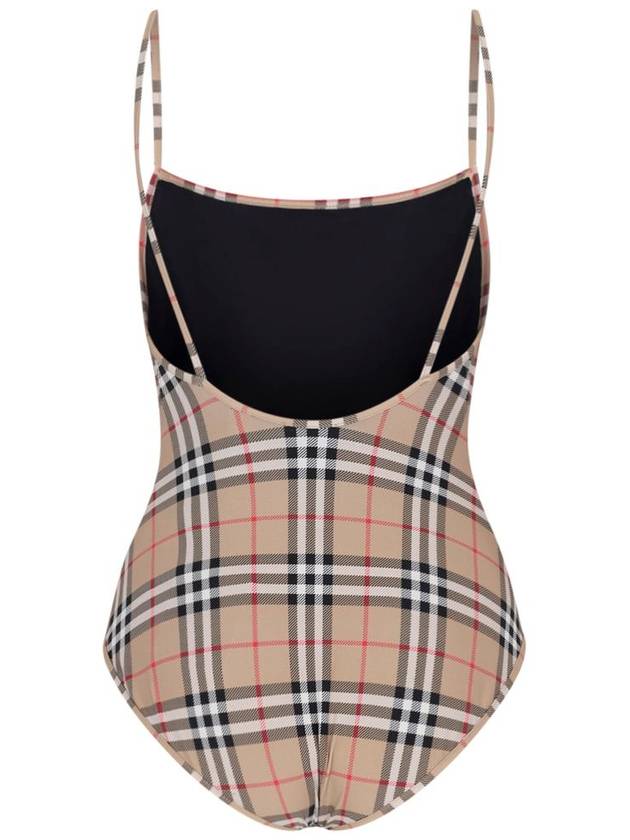 Burberry Women's Vintage Check One-Piece Swimsuit Beige