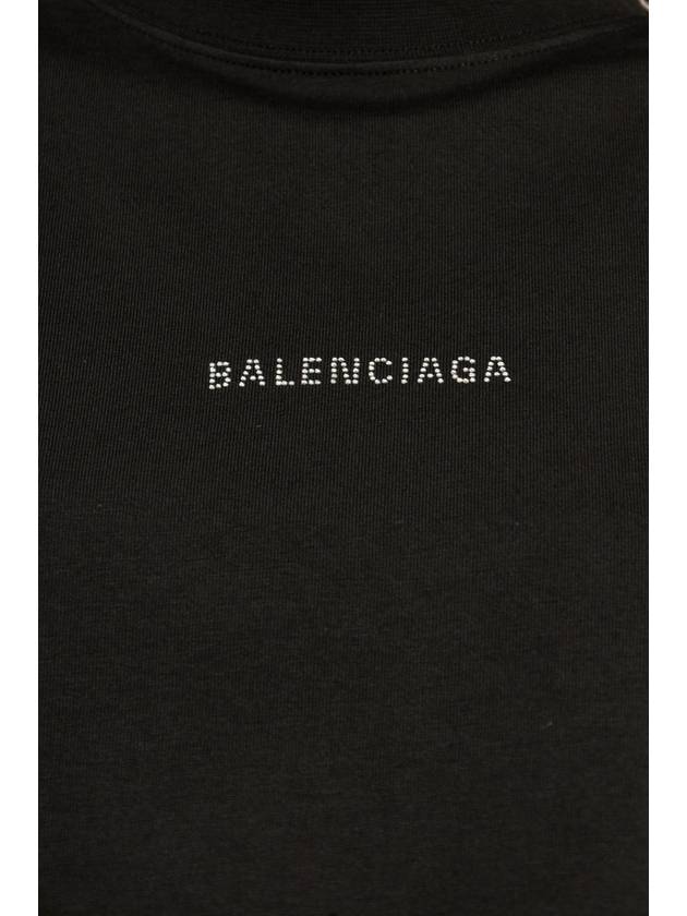 Balenciaga Balenciaga T-shirt With Logo, Women's, Black