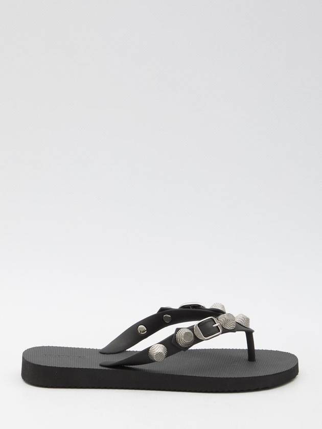 Balenciaga Cagole Thong Sandal Black