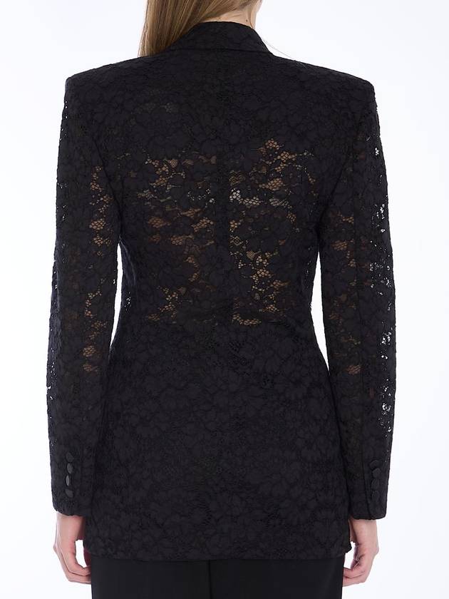 Saint Laurent Tuxedo Jacket In Guipure