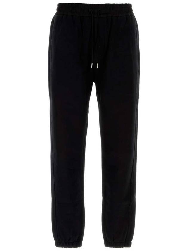 Saint Laurent Molleton Doux Gots Track Pants Black