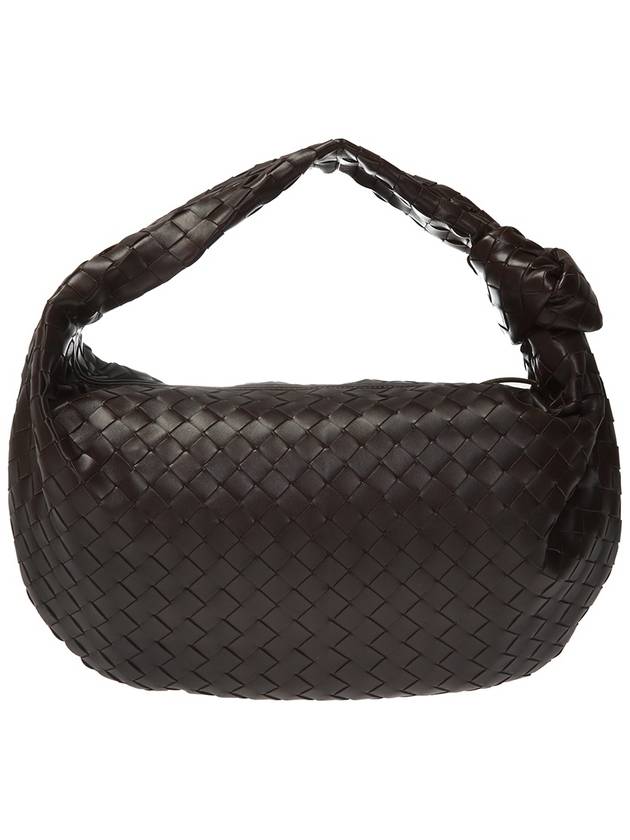 Bottega Veneta Intrecciato Jody Small Shoulder Bag Dark Brown