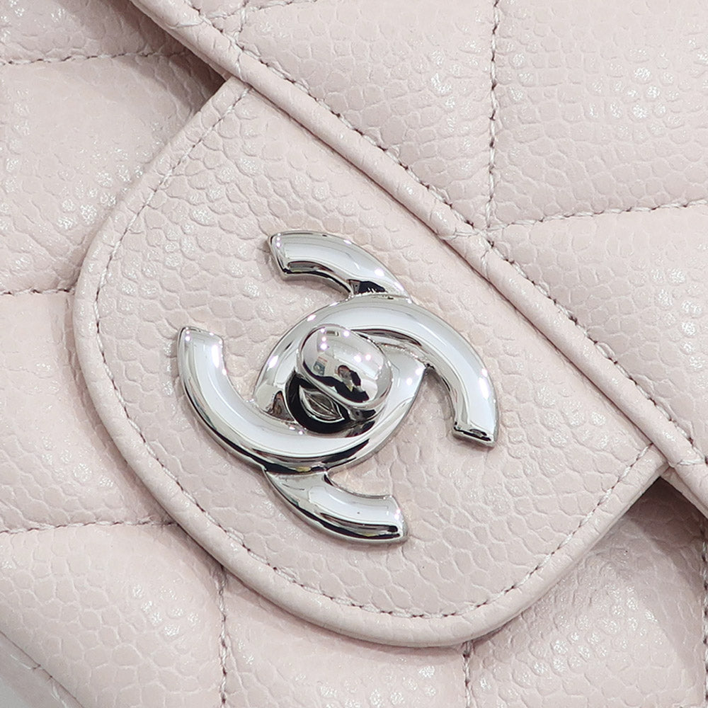 Chanel Bag Matrasse 25 A01112 Chain Shoulder CC Mark W Flap Caviar S Pink/SV G Women 19th/8-digit Bag