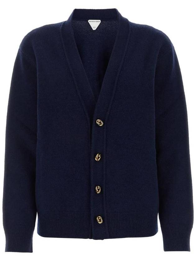 Bottega Veneta WoMen's Knot Button Cashmere Cardigan Navy