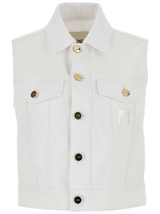 Fendi Jacket FLF775AOE7 F0ZNM White