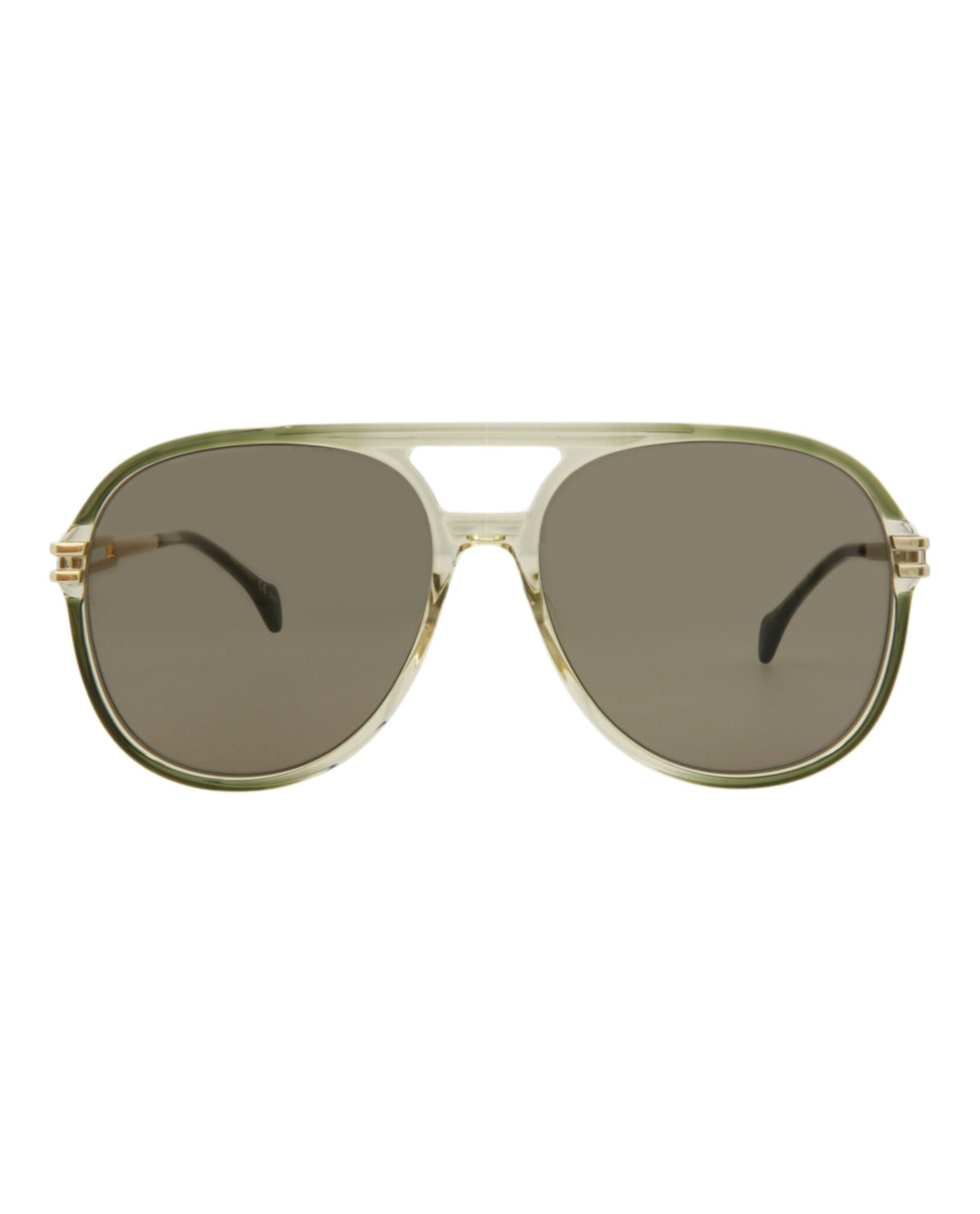 Aviator-Style Acetate Sunglasses