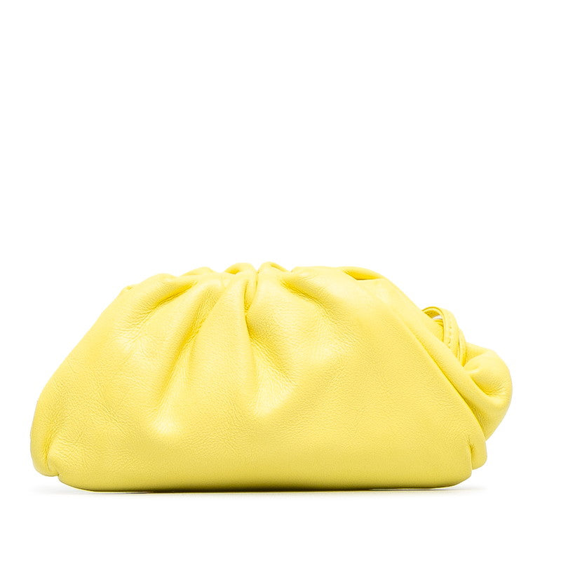 Bottega Veneta Coincase Leather Yellow Earl