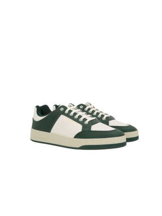 Saint Laurent SL 61 Low Top Sneakers White Green