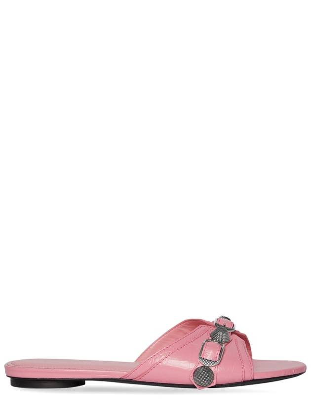 Balenciaga Women's Cargol Lambskin Slippers Pink