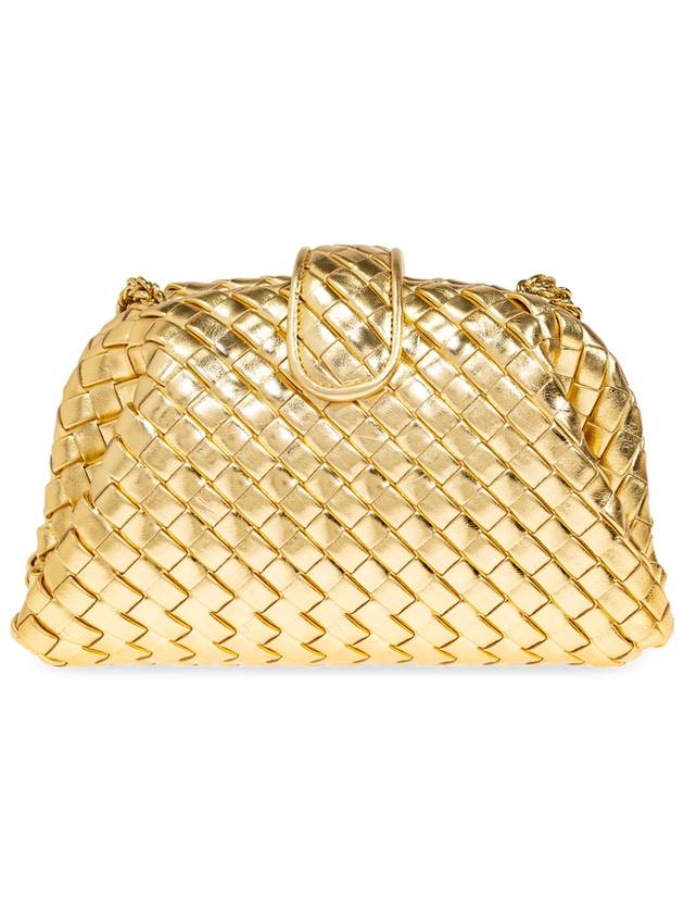 Bottega Veneta Bottega Veneta Small Lauren Shoulder Bag, Women's, Gold