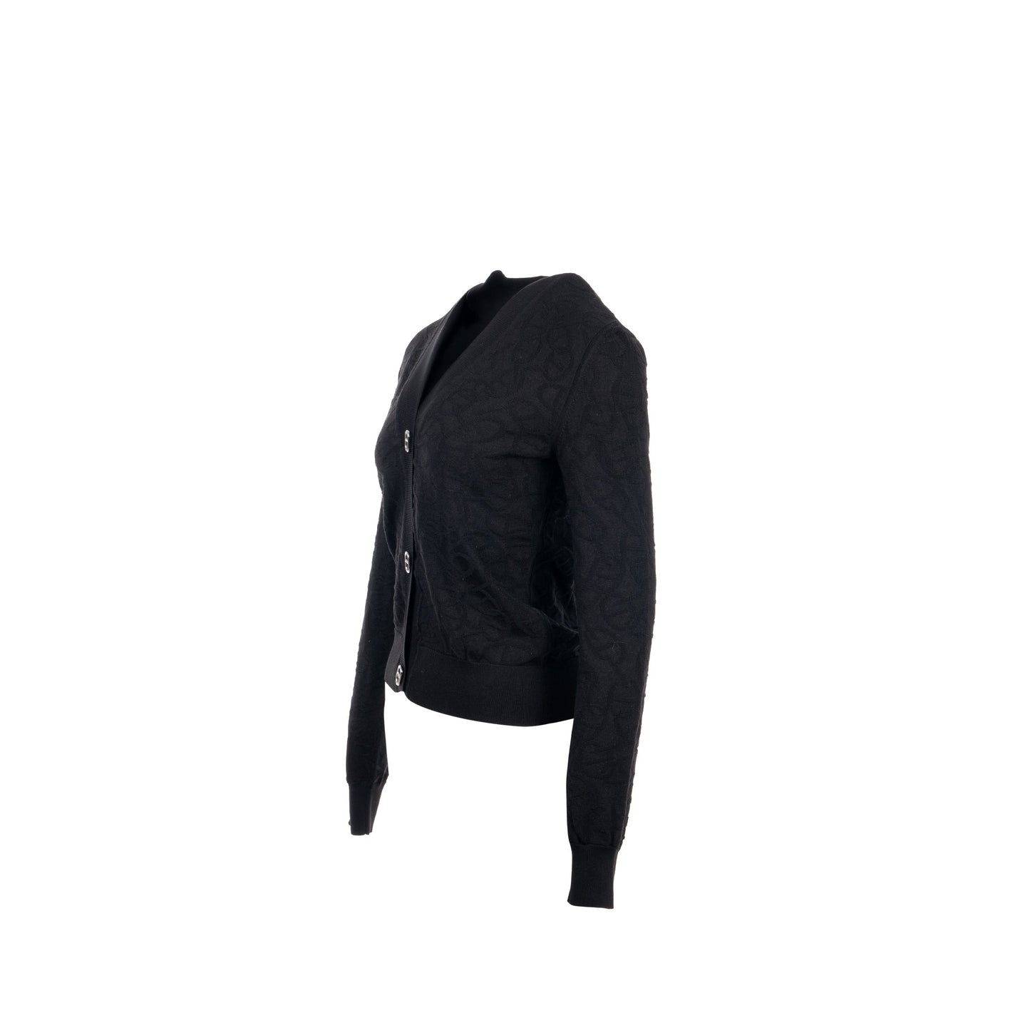 Hermes Size 34 Cardigan Maille Naoussa Texture Silk/Cotton SHW
