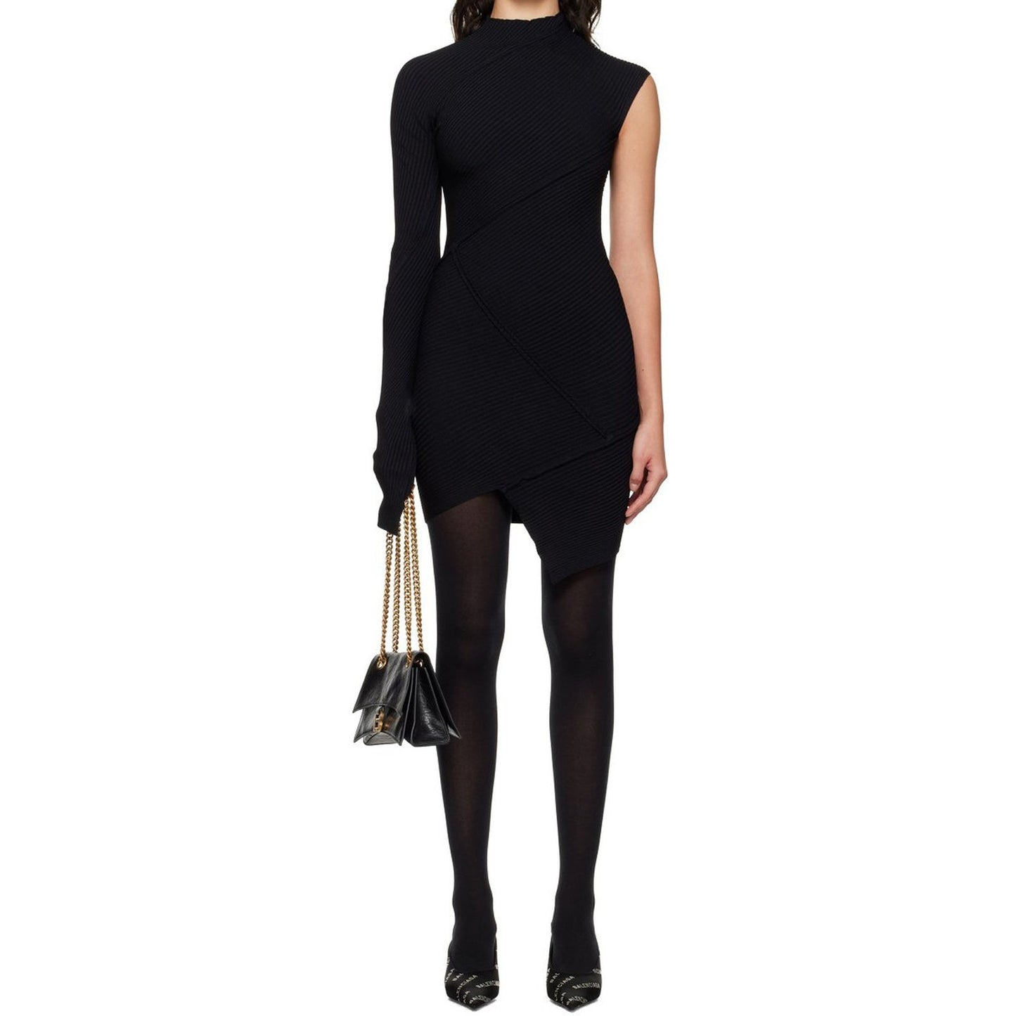 Balenciaga Spiral Mini Dress Women