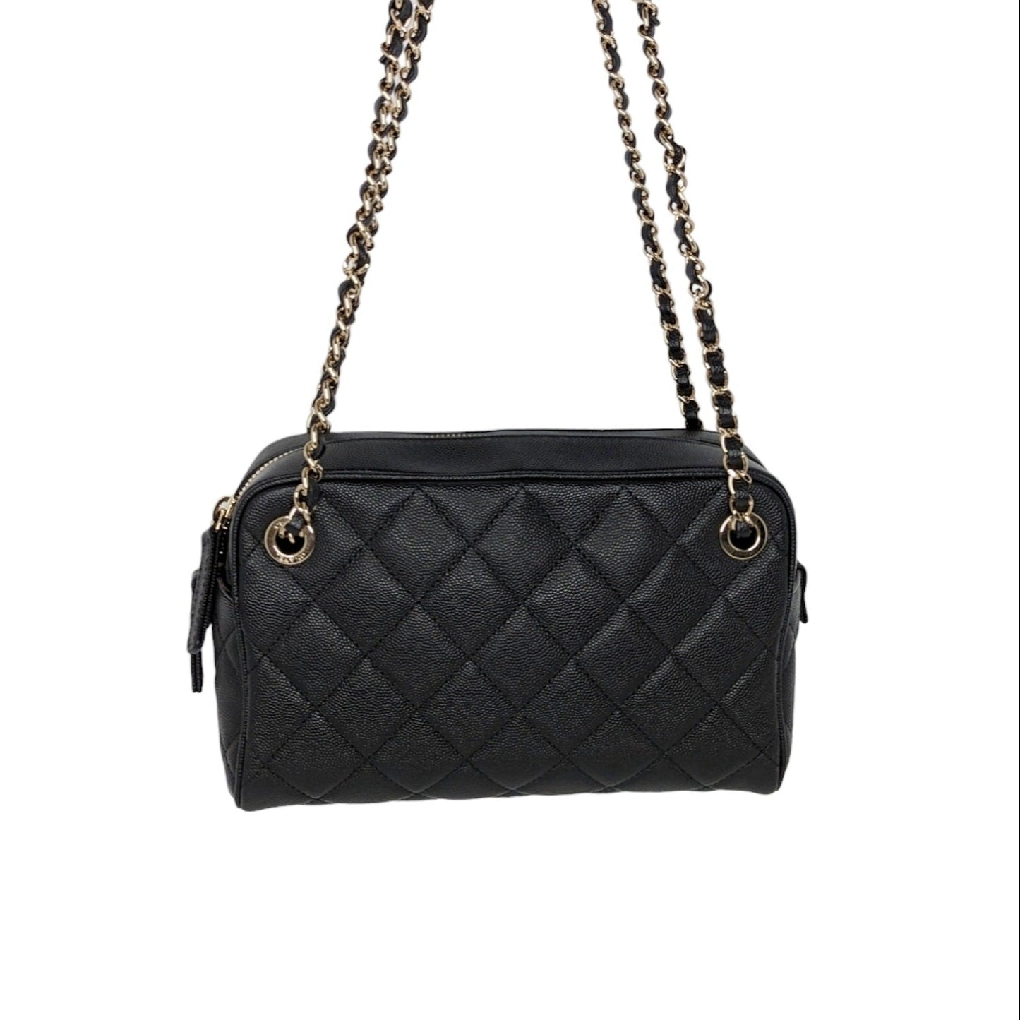 Chanel bag Black Caviar Quilted Small In & Out Camera Case
