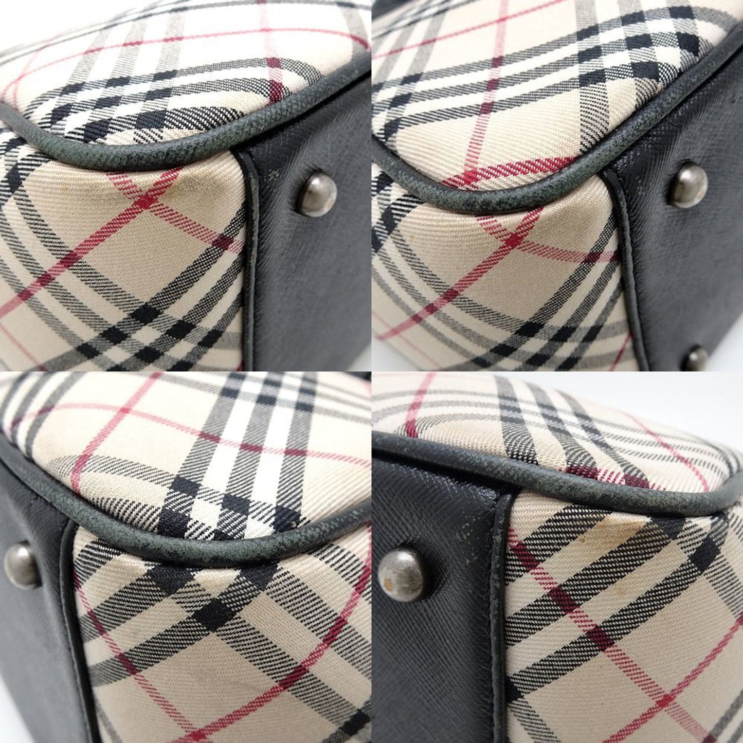 Burberry Canvas Leather Handbag ()