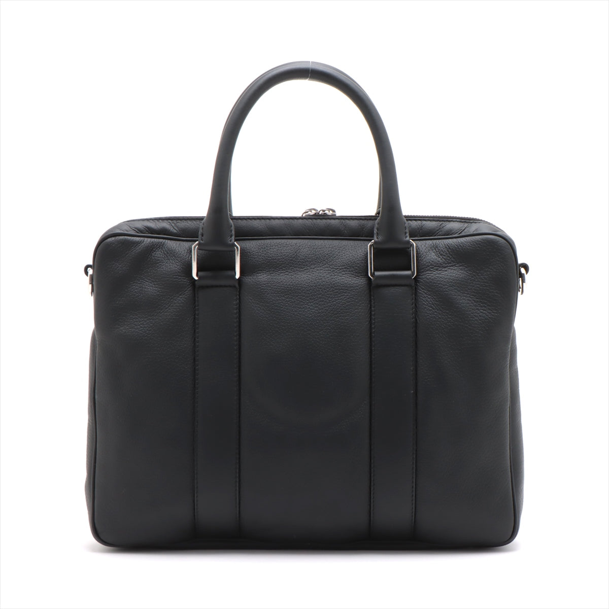 Bottega Veneta Classic Pilous Leather 2WAY Business Bag Black