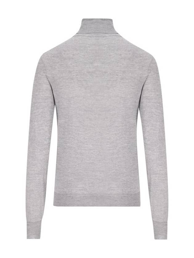 Saint Laurent Cassandre Wool Turtle Neck Grey