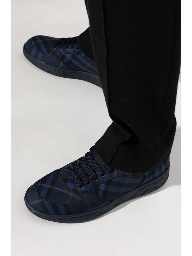 Burberry Check Terrace Low Top Sneakers Midnight