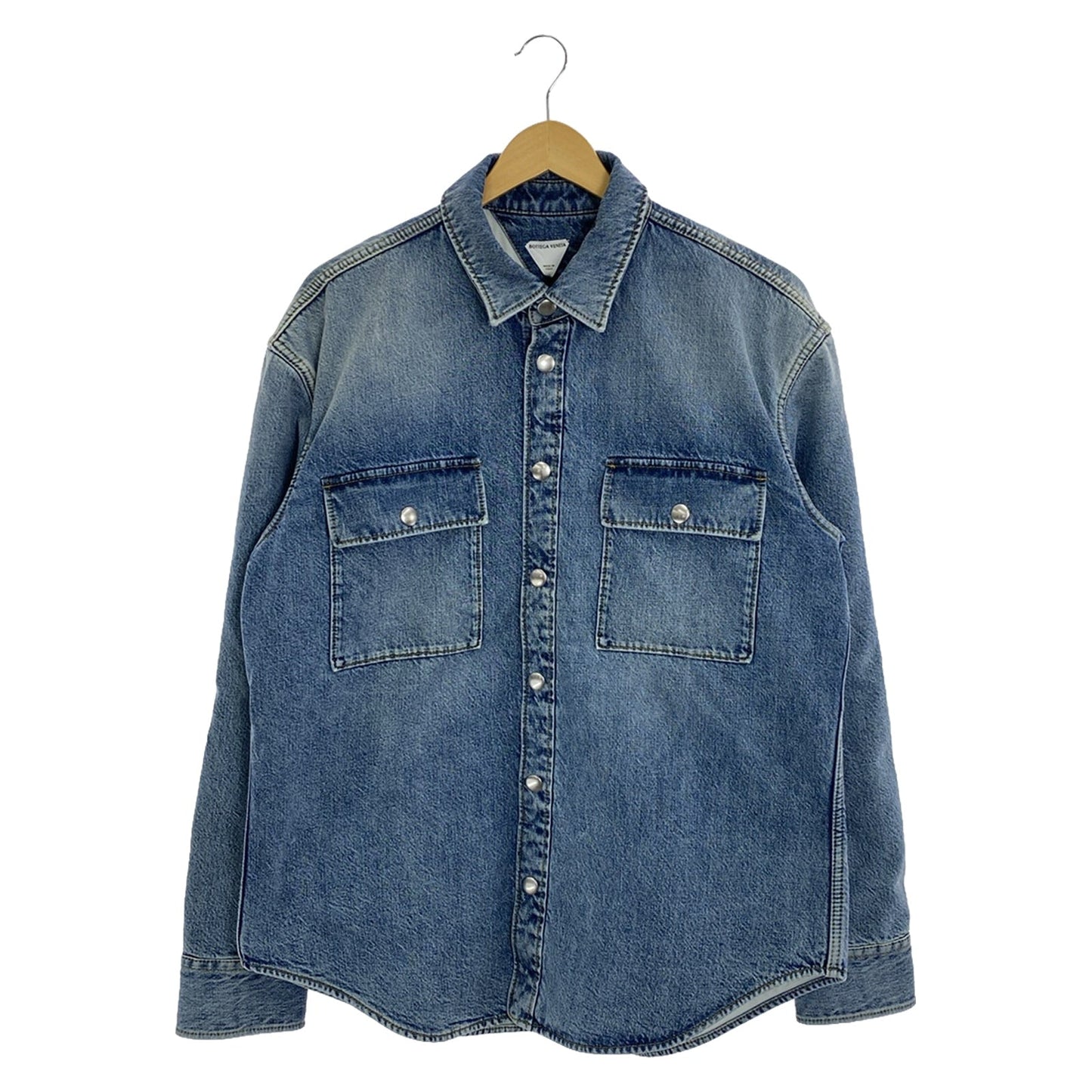 Bottega Veneta Denim Tops Cotton Men Blue 754704V34A0471546