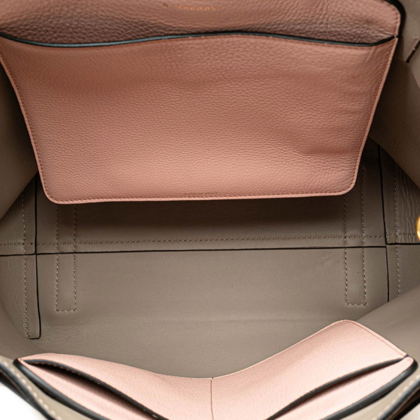 Burberry pink Leather Handbag Shoulder Bag ()