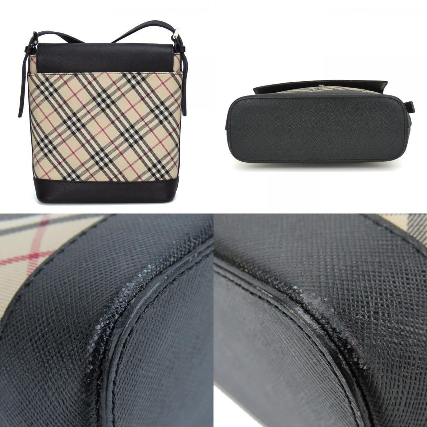 Burberry Canvas Leather Shoulder Bag ()