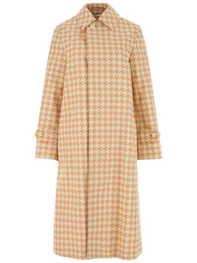 Burberry check pattern long coat 8083023